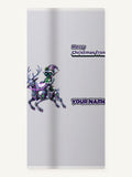 Robot Elf Riding Shotgun Personalised Beach Towel