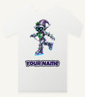 Robot Elf Skating Personalised Christmas T-Shirt and Hoodie