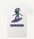 Robot Elf Surfing Personalised Christmas T-Shirt and Hoodie