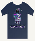 Robot Snowman Personalised Kids and Baby Christmas Tee
