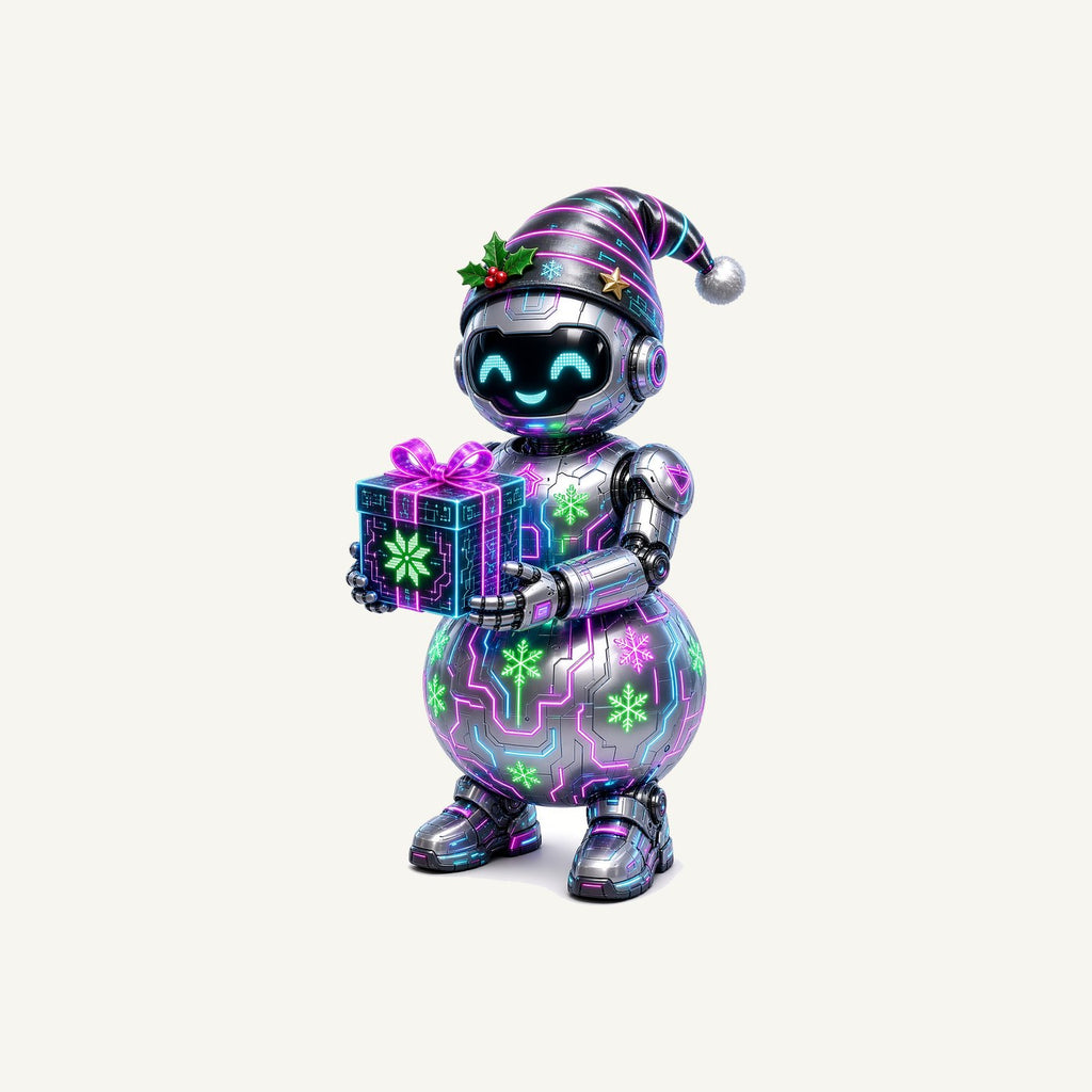 Robot Snowman Personalised Christmas T-Shirt and Hoodie