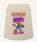 Roller Skating Eighties Santa Personalised Santa Sack