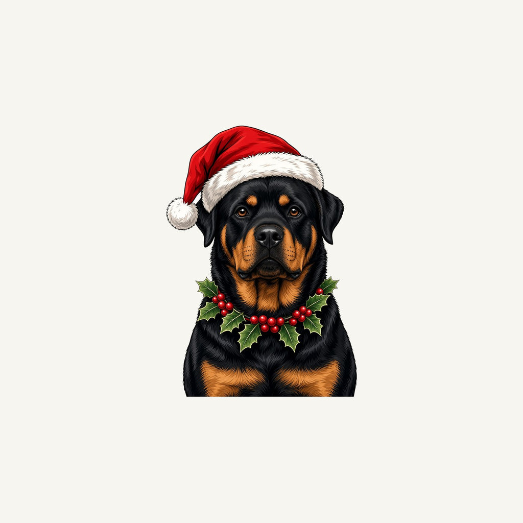Rottweiler Christmas Personalised Christmas Mug