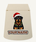 Rottweiler Christmas Personalised Santa Sack
