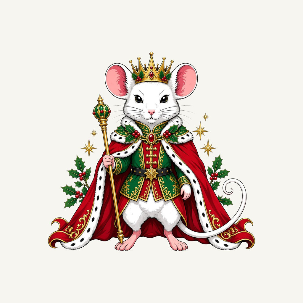 Royal Christmas Mouse Personalised Santa Sack