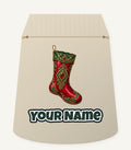 Ruby And Gold Stocking Personalised Santa Sack