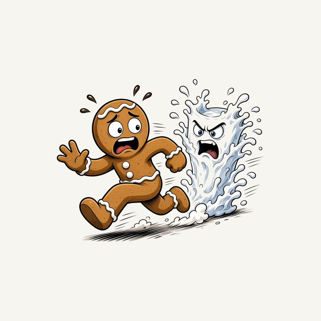 Run, Gingerbread, Run Personalised Christmas T-Shirt and Hoodie