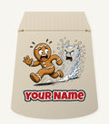 Run, Gingerbread, Run Personalised Santa Sack