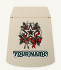 Rustic Barn Star And Rope Personalised Santa Sack