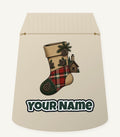 Rustic Hessian Stocking Personalised Santa Sack