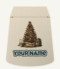 Rustic Timber Christmas Tree Personalised Santa Sack