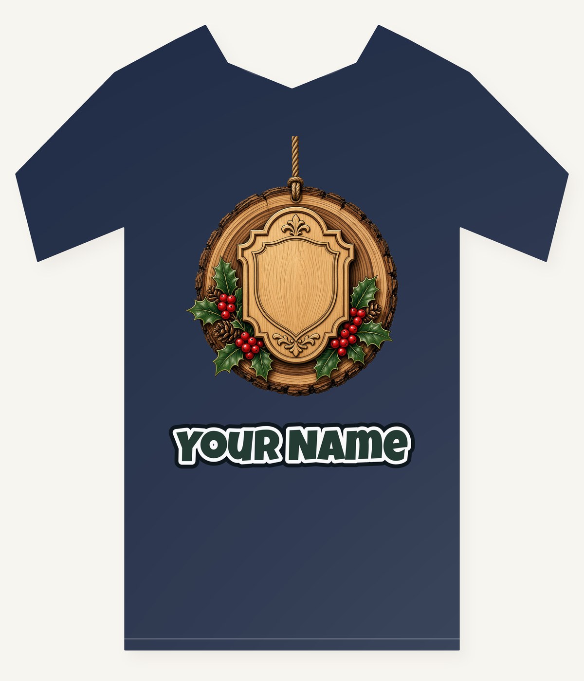 Rustic Timber Name Plaque Personalised Kids Tee and Baby Bodysuit