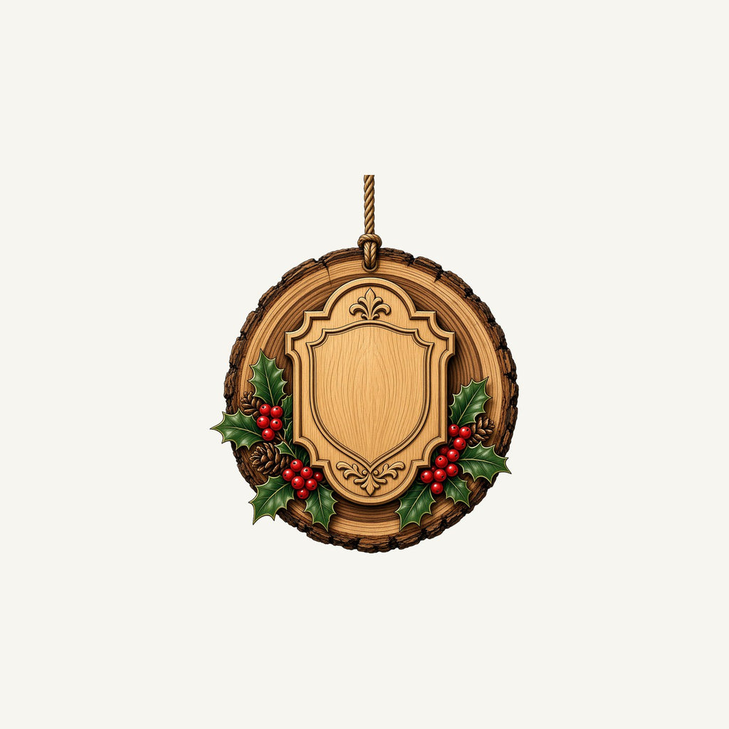 Rustic Timber Name Plaque Personalised Christmas Mug