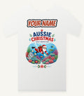 Santa Diving The Reef Personalised Christmas T-Shirt and Hoodie
