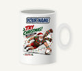 Santa Scores A Try Personalised Christmas Mug