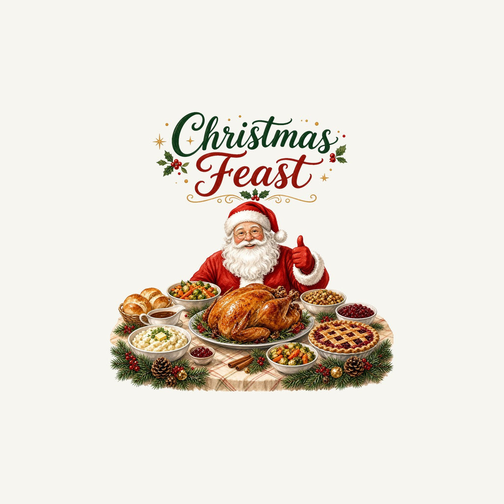 Santa's Christmas Feast Personalised Christmas Mug