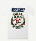 Santa's Goal Of The Season Personalised Christmas T-Shirt and Hoodie