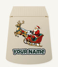 Santa's Sleigh and Reindeer Personalised Santa Sack