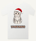 Scottish Fold Christmas Personalised Christmas T-Shirt and Hoodie