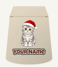 Scottish Fold Christmas Personalised Santa Sack