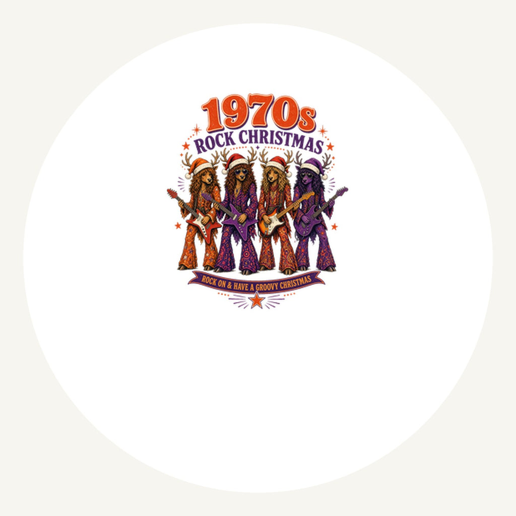 Seventies Reindeer Rock Band Personalised Pewter Christmas Ornament
