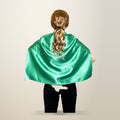 BR Costumes Kids Short Satin Cape, Multiple Colours, on a plain cream background