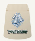Silver and Blue Bells Personalised Santa Sack