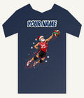 Slam Dunk Santa Personalised Kids and Baby Christmas Tee