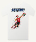 Slam Dunk Santa Personalised Christmas T-Shirt and Hoodie
