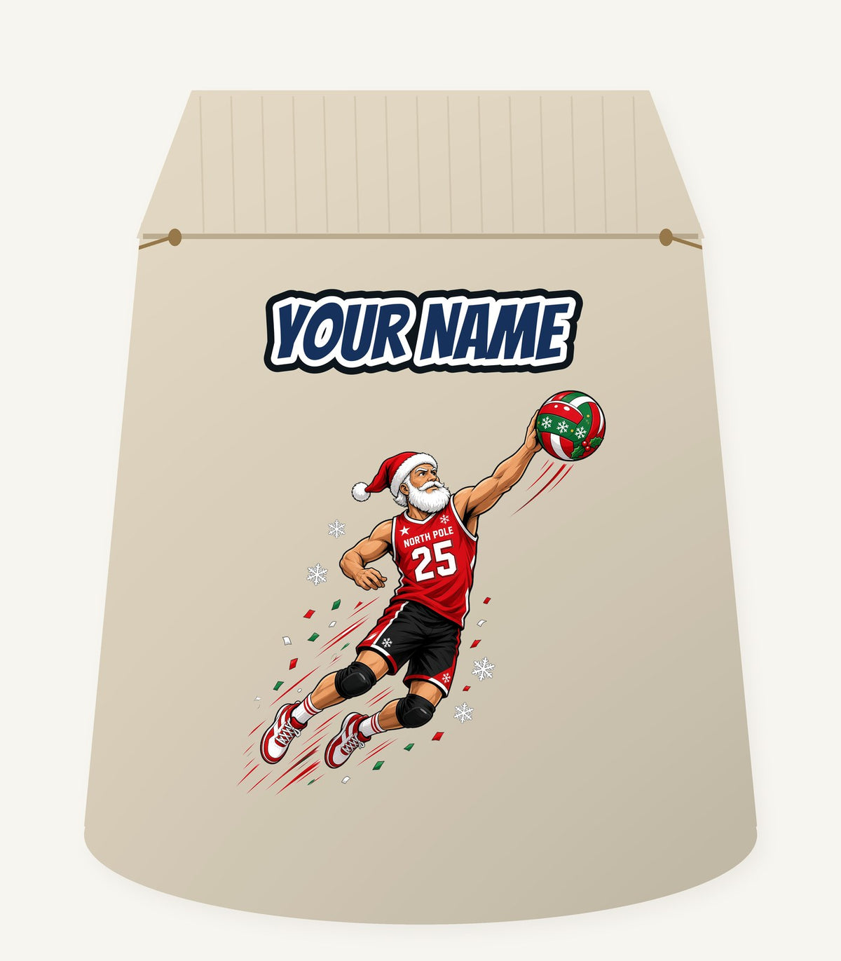 Slam Dunk Santa Personalised Santa Sack