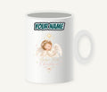 Sleeping Angel Baby Christmas Personalised Christmas Mug
