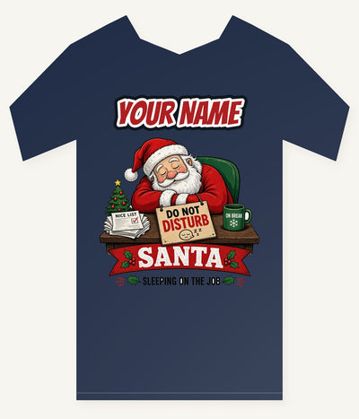 Sleeping On The Job Personalised Kids Tee and Baby Bodysuit