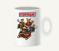 Sleigh Bells and Gridlock Personalised Christmas Mug