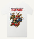 Sleigh Bells and Gridlock Personalised Christmas T-Shirt and Hoodie