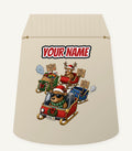 Sleigh Bells and Gridlock Personalised Santa Sack