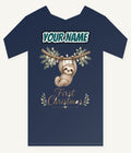 Sloth's First Christmas Personalised Kids and Baby Christmas Tee