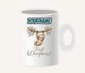 Sloth's First Christmas Personalised Christmas Mug