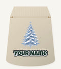 Snow Covered Christmas Tree Personalised Santa Sack