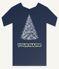 Snow Dusted Blue Spruce Personalised Kids Tee and Baby Bodysuit