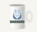 Snow Hare With Baubles Personalised Christmas Mug