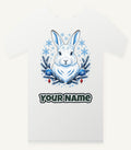 Snow Hare With Baubles Personalised Christmas T-Shirt and Hoodie
