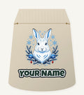 Snow Hare With Baubles Personalised Santa Sack