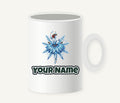 Snowflake Ballerina Personalised Christmas Mug