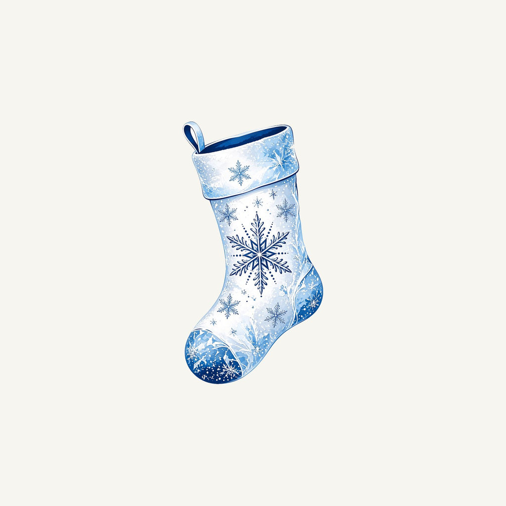Snowflake Stocking Personalised Christmas Mug