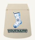 Snowflake Stocking Personalised Santa Sack