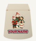 Snowman And Friends Portrait Personalised Santa Sack