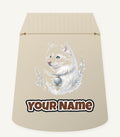 Snowy White Dog Bauble Personalised Santa Sack