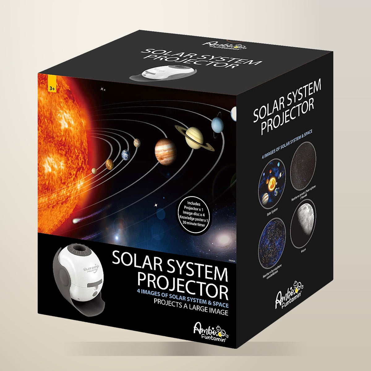Kenisy Solar System Star Light Projector, on a plain cream background