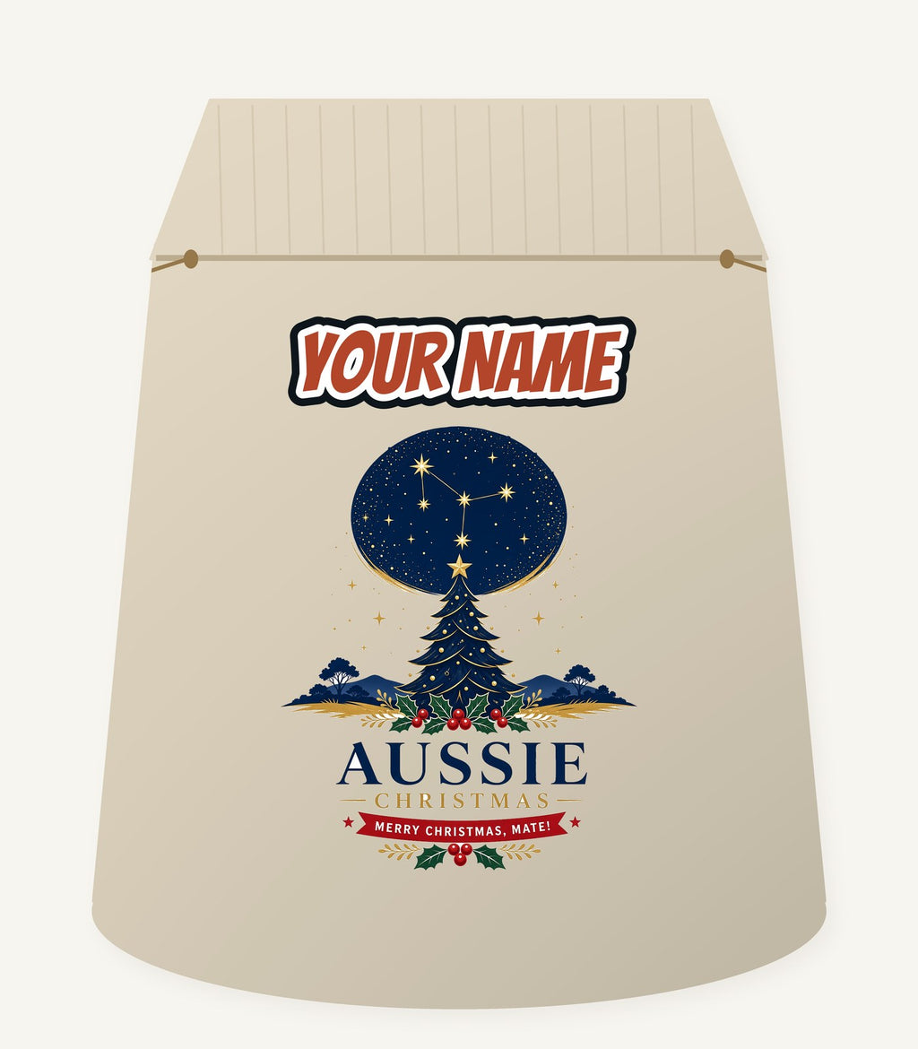 Southern Cross Christmas Tree Personalised Santa Sack