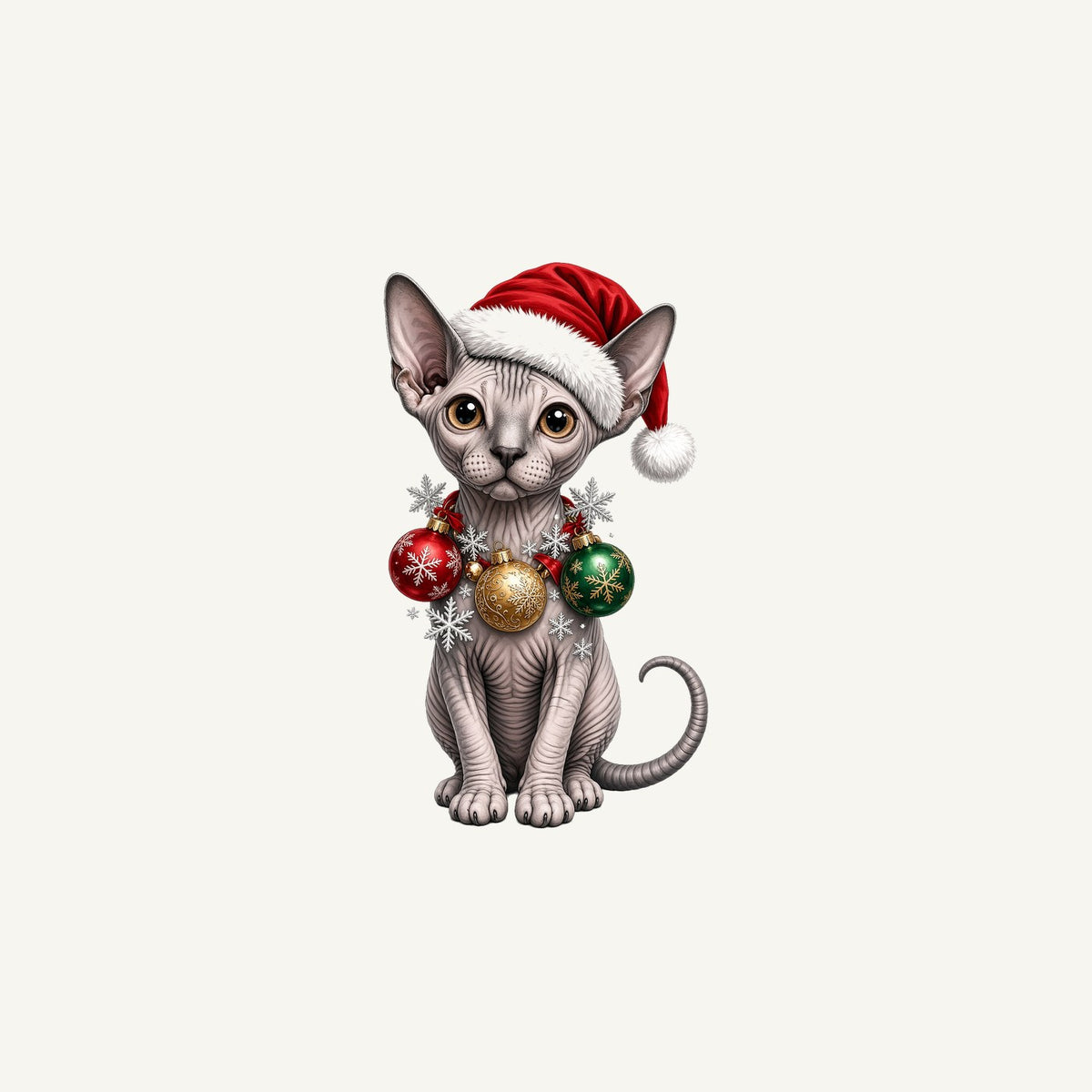 Sphynx Christmas Personalised Christmas Mug